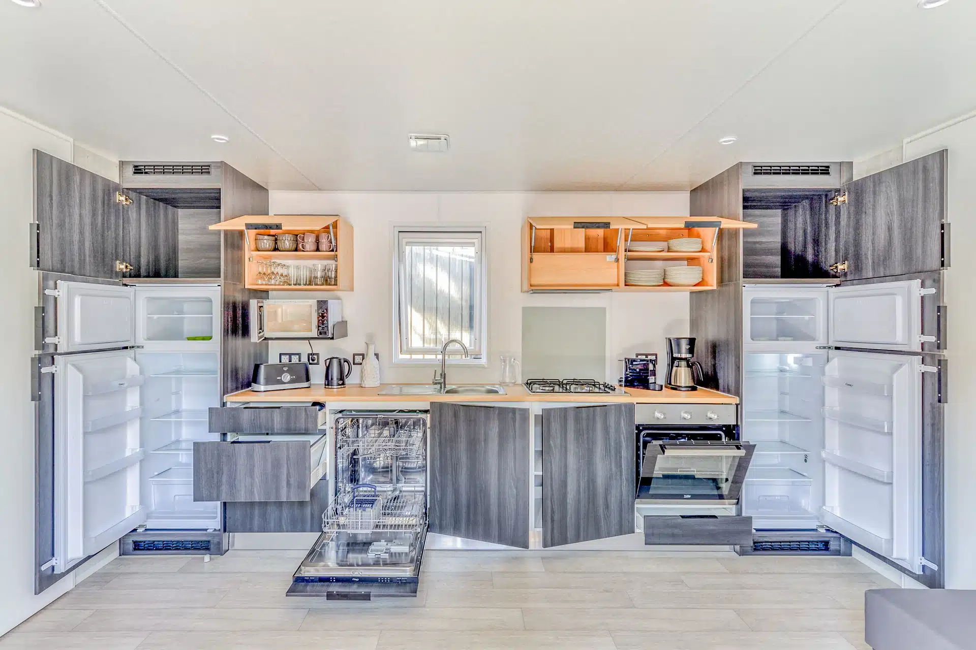 Mobile home kitchen