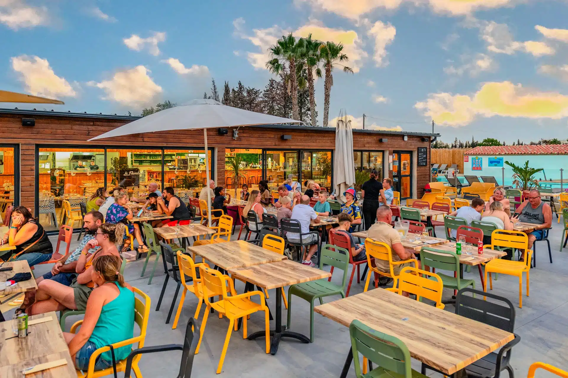 terrasse camping restaurant