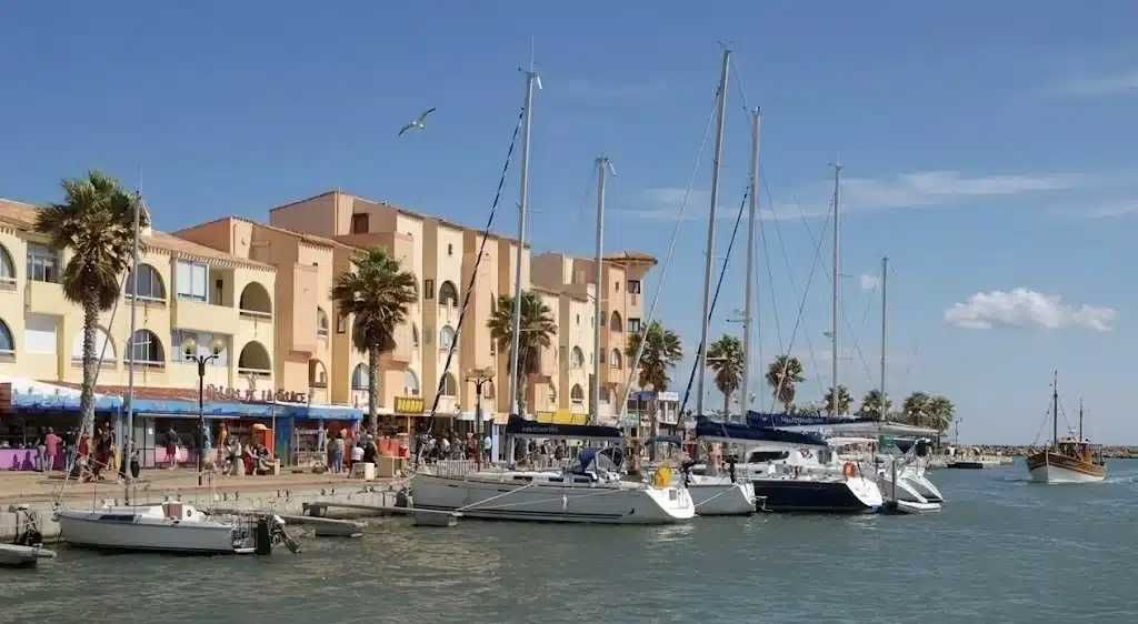 La plage du Barcarès, sable fin et bord de mer